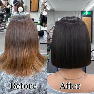 ミディアム Aoba 🫧艶ハイトーン🫧のヘアスタイル