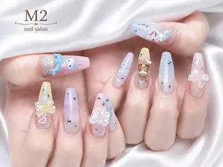 ネイル 長さだし専門店 M2 rikaのネイルデザイン