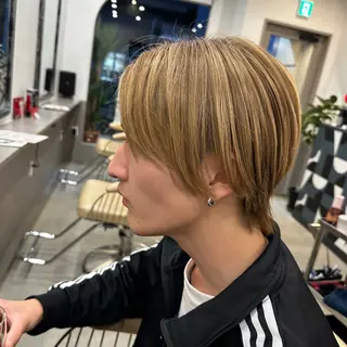 ショート カラー メンズ dogstar 加藤翔大のヘアスタイル