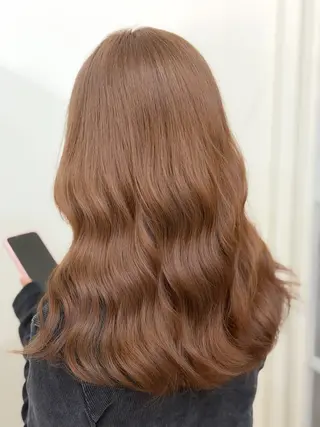 ロング メンズスタイル バレイヤージュ　齋藤のヘアスタイル