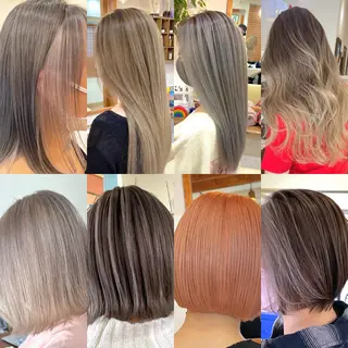 セミロング カラー 馬場 涼平のヘアスタイル
