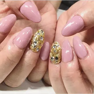 ネイル 渋谷／チップ長さ出し 👑アプレgel-xのネイルデザイン