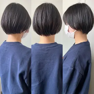 ショート カラー 江上拓郎/ショート /酸性ストレートのヘアスタイル