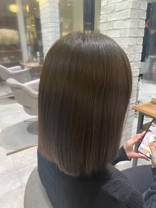 ミディアム カラー Tanaka Aoiのヘアスタイル