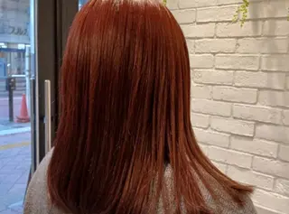 ミディアム カラー ツヤカラー3850 まいのヘアスタイル