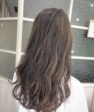 ロング カラー 植田 敬太のヘアスタイル