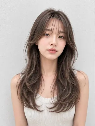 セミロング カラー 田村和範/似合わせ カラー/髪質改善のヘアスタイル