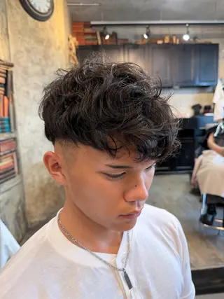 ショート パーマ ヘアアレンジ メンズ 🍀Ryosuke 🍀のヘアスタイル