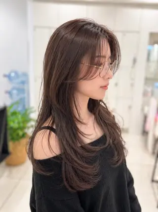 ロング カラー 金子 直樹のヘアスタイル