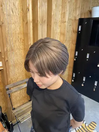 ショート 💕モテベージュ 🧡NANAKO🧡のヘアスタイル