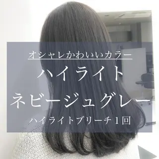 ロング カラー ハイトーン×レイヤー カットTAKUMIのヘアスタイル