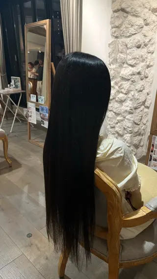 ロング カラー カンノ シュンのヘアスタイル