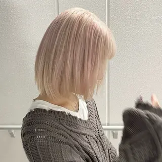 カラー Yoshiいろあそび 八王子/ハイトーンのヘアスタイル