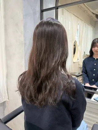 セミロング カラー 【銀座】艶髪/上品な カラー特化/涼のヘアスタイル
