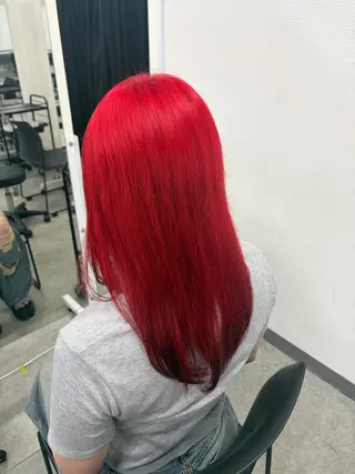 セミロング カラー ヘアアレンジ 🌈くれは🎨デザイ ン🌟ダメージレスのヘアスタイル