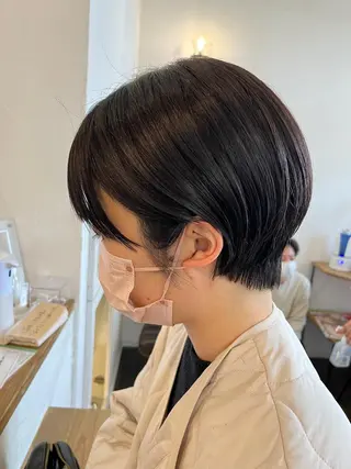 ショート カラー 伊藤ゆかり/髪質改善 /透明感カラーのヘアスタイル
