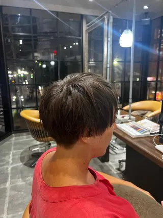 ショート 天王町×韓国レイヤー 髪質改善 佐藤友茉のヘアスタイル