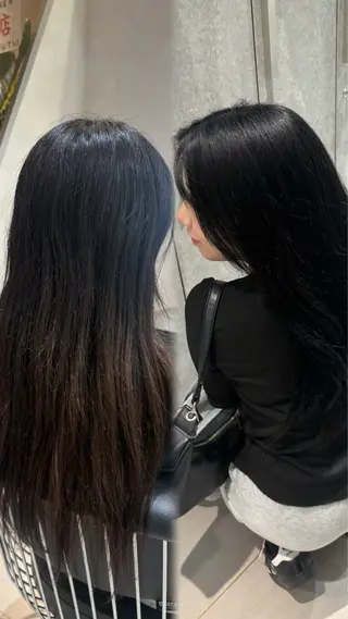ロング 落合 真実のヘアスタイル