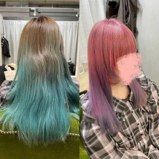 ミディアム カラー ANDIAMO SAKAE🍁楓のヘアスタイル
