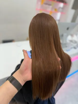 ロング カラー ヘアアレンジ 🦋艶出しワンカラー 🦋MASAKIのヘアスタイル