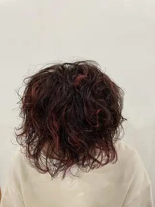 ショート カラー パーマ 吉田一輝 外国人パーマのヘアスタイル