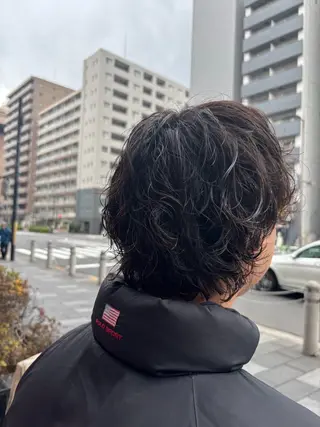 パーマ メンズ 🐰K+Plus🐰 まゆ🐰のヘアスタイル