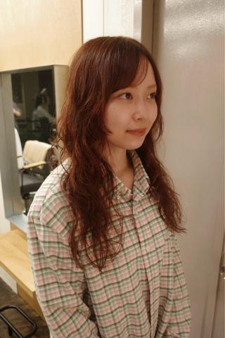 ロング カラー パーマ 西山 紗耶香🪽 透明感カラー/ボブのヘアスタイル