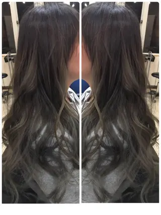 ロング 鷺谷 玲奈のヘアスタイル