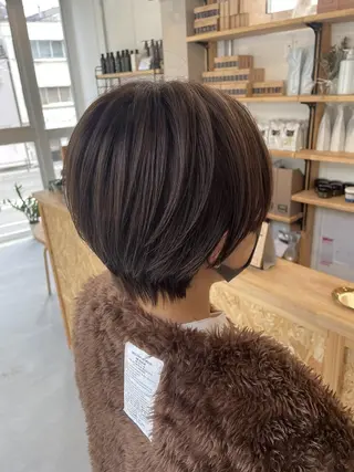 カラー ボブ/艶カラー ✨SUKURI 玉造のヘアスタイル