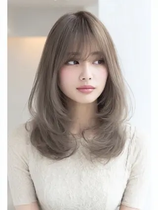 ロング 絶対綺麗な暖色カラー 🎯あります✨増渕✨のヘアスタイル
