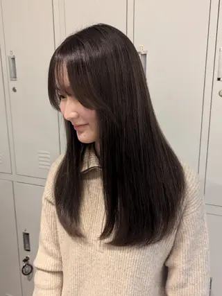 ロング カラー 🏹MIYU¦抜け感 ×柔らかカラーのヘアスタイル