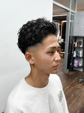 ショート パーマ メンズ メンズ特化💈/ 長谷川翼のヘアスタイル