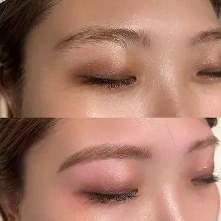 アイブロウ 暖色カラー 奥村陽花のヘアスタイル