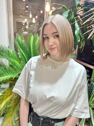 ミディアム topstylist 満足度⭐️堀川星哉のヘアスタイル