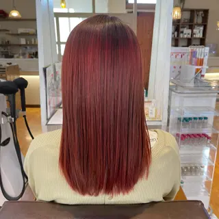 ロング 梶谷 和希のヘアスタイル