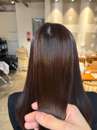 ロング カラー ブラウンカラー特化/ 艶✖️上品/修生のヘアスタイル