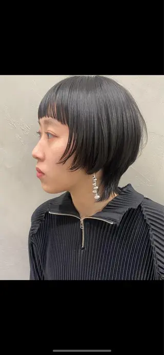 ショート デザインカラー/パー マ🦖外岡咲希🦖のヘアスタイル