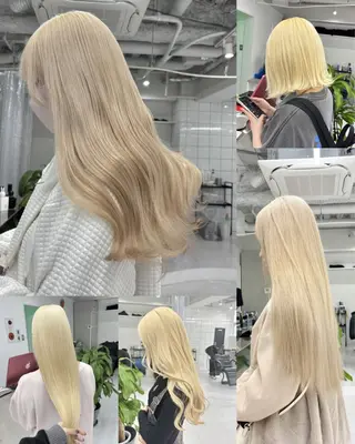 セミロング 🎗副店長/井上 竜 ブリーチ指名No.1のヘアスタイル