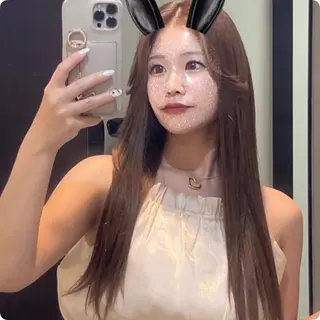 ロング こばやし あこのヘアスタイル
