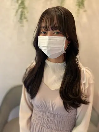 ロング パーマ 永井 亮のヘアスタイル