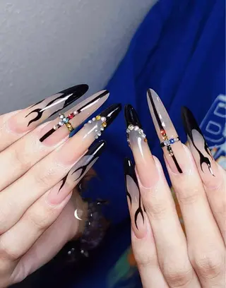 ネイル 長さだし専門店 M2 rikaのネイルデザイン