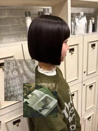 ショート 【美ボブ.艶カラー. 梅田茶屋町】midoのヘアスタイル