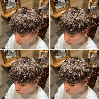 パーマ メンズ メンズパーマ特化 店長望月謙二郎のヘアスタイル