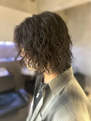 ミディアム メンズ 砂川 渉　elima byのヘアスタイル