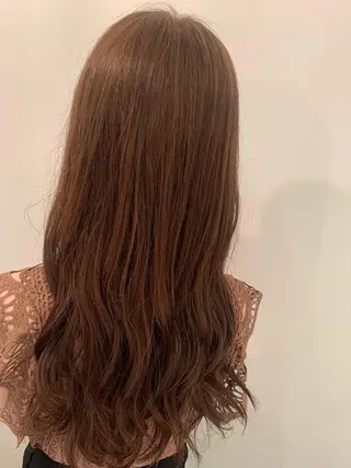 ロング カラー ヘアアレンジ 🐝岡本 柚葉🐝のヘアスタイル