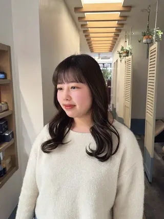 ミディアム FUJIIKANON /パーマモデル募集中のヘアスタイル