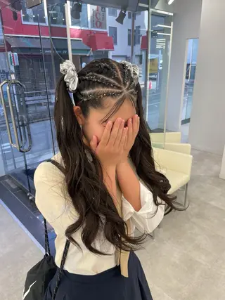 ロング ヘアアレンジ 【Sweep】おじま のぞみのヘアスタイル