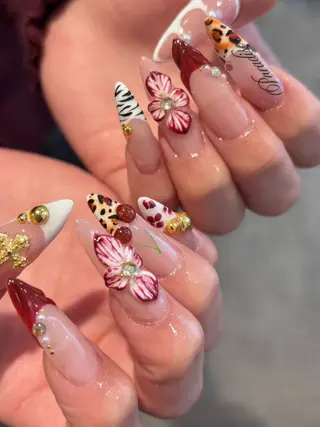 ロング fusa aiのネイルデザイン