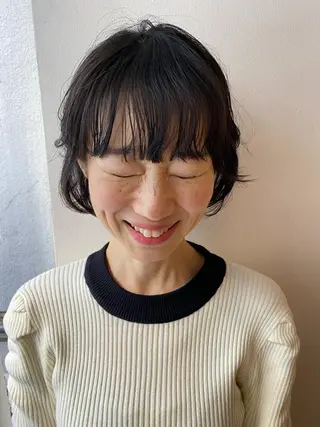 ショート パーマ フレンチボブパーマ Yuukiのヘアスタイル
