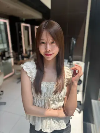 ロング カラー ヘアアレンジ 🤍たむら みなみ 銀座🤍のヘアスタイル